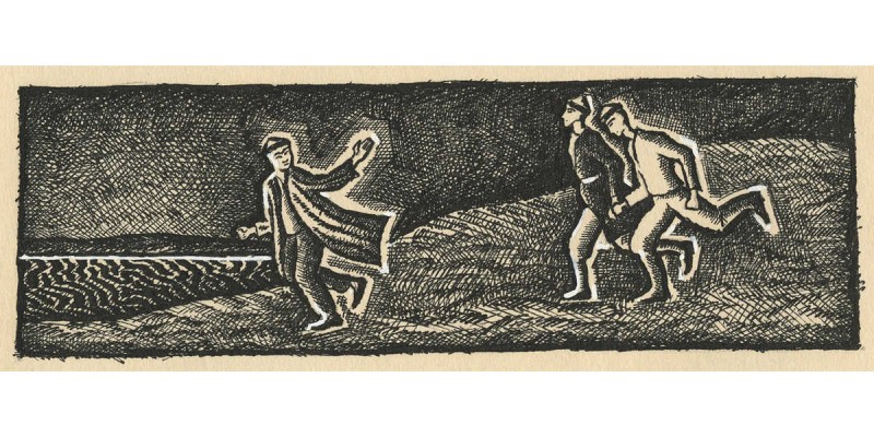 Меженинов Михаил Алексеевич. Лот из шести книжных иллюстраций 